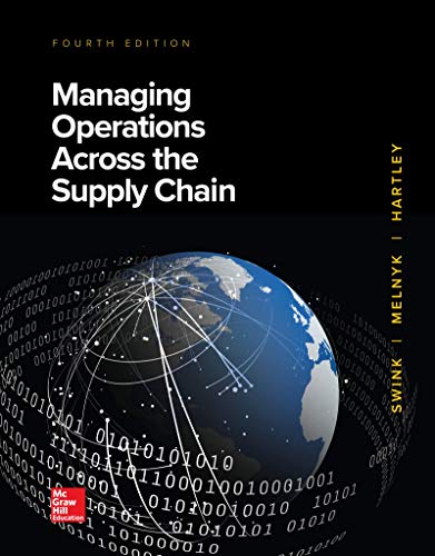 Imagen de archivo de Loose Leaf for Managing Operations Across the Supply Chain a la venta por Solr Books