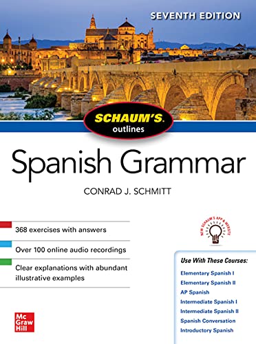 Stock image for Schaums Outline of Spanish Grammar, Seventh Edition (Schaums Outlines) for sale by Goodwill Books