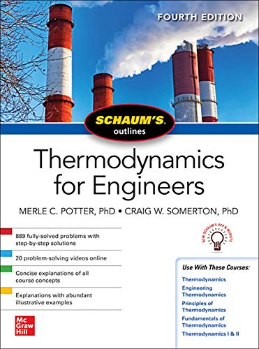 Stock image for Schaums Outline of Thermodynamics for Engineers, Fourth Edition (Schaum's Outlines) for sale by BooksRun