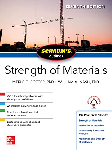 Stock image for Schaum's Outline of Strength of Materials, Seventh Edition (Schaum's Outlines) for sale by Books Unplugged