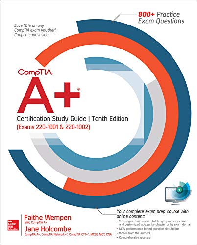 Stock image for CompTIA A+ Certification Study Guide, Tenth Edition (Exams 220-1001 & 220-1002) for sale by HPB-Red