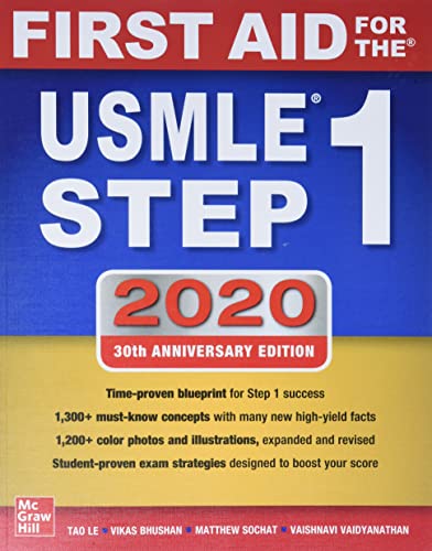 Beispielbild fr First Aid For the USMLE Step 1 2020, Thirtieth Edition zum Verkauf von BooksRun