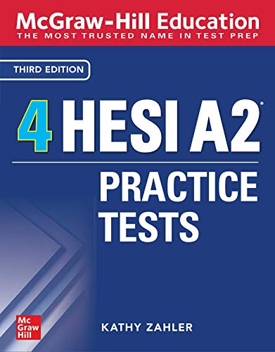 Stock image for McGraw-Hill Education 4 HESI A2 Practice Tests, Third Edition (McGraw-Hill Education HESI A2 Practice Test) for sale by SecondSale