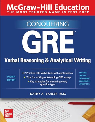 Stock image for McGraw-Hill Education Conquering GRE Verbal Reasoning and Analytical Writing, Second Edition for sale by Your Online Bookstore