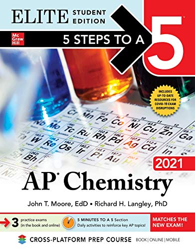 Beispielbild fr 5 Steps to a 5: AP Chemistry 2021 Elite Student Edition: Elite Edition (TEST PREP) zum Verkauf von WorldofBooks