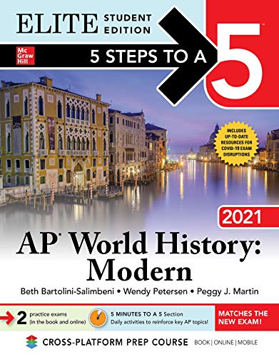 9781260467215: 5 Steps to a 5: AP World History: Modern 2021 Elite Student Edition (TEST PREP)
