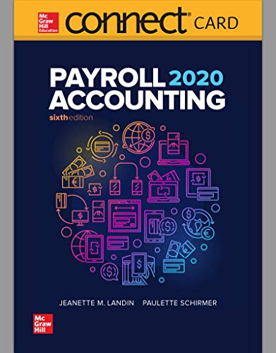 Stock image for Connect Access Card for Payroll Accounting 2020 for sale by HPB-Red