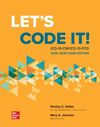 Stock image for Let's Code It! ICD-10-CM/PCS 2019-2020 Code Edition for sale by HPB-Red