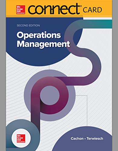 Stock image for Connect Access Card for Operations Management for sale by Book Deals