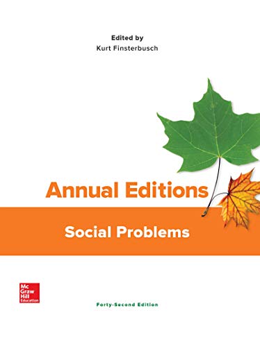 Imagen de archivo de Annual Editions: Social Problems a la venta por BooksRun