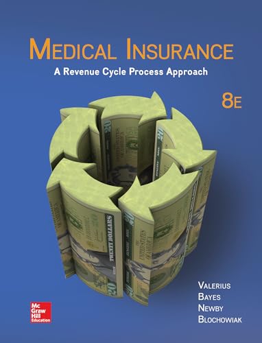 Beispielbild fr Loose Leaf for Medical Insurance: A Revenue Cycle Process Approach zum Verkauf von BooksRun
