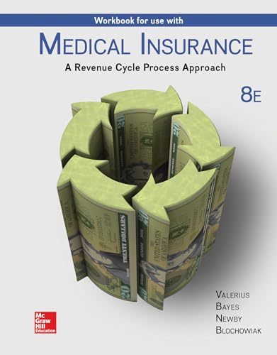 Stock image for Workbook for Use with Medical Insurance: A Revenue Cycle Process Approach for sale by BooksRun