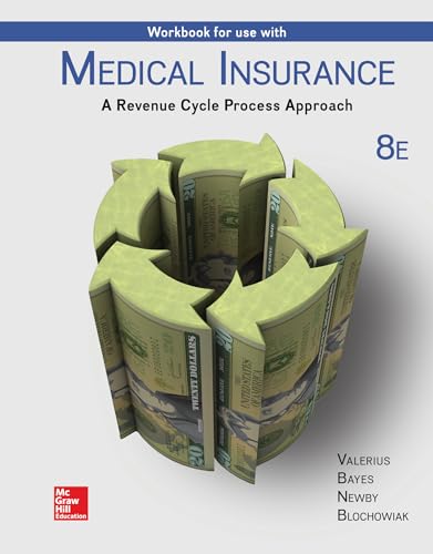 9781260489149: Workbook for Use with Medical Insurance: A Revenue Cycle Process Approach