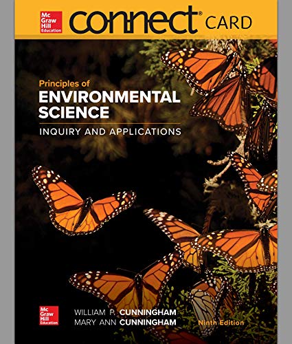 Imagen de archivo de Connect Access Card for Principles of Environmental Science a la venta por One Planet Books