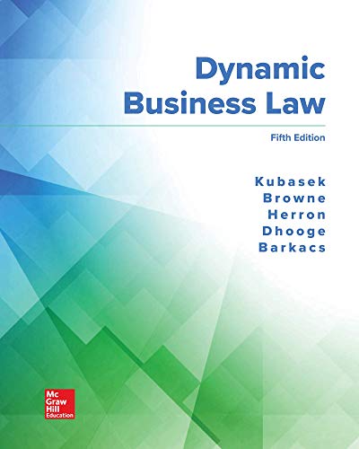 Stock image for Loose Leaf for Dynamic Business Law for sale by Books of the Smoky Mountains