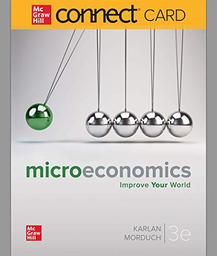 Imagen de archivo de Connect Access Card for Microeconomics a la venta por GF Books, Inc.