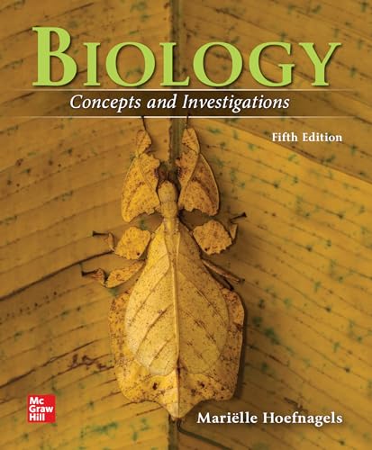 Beispielbild fr Loose Leaf for Biology: Concepts and Investigations zum Verkauf von Better World Books