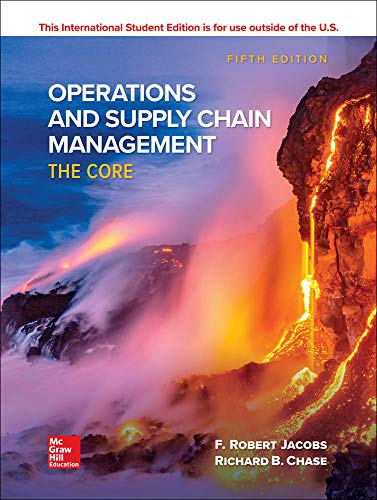 Imagen de archivo de ISE Operations and Supply Chain Management: The Core a la venta por SecondSale