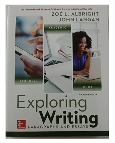 Stock image for Exploring Writing: Paragraphs and Essays for sale by Zoom Books Company