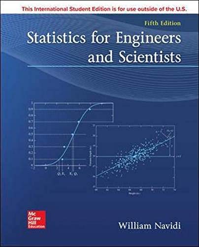 9781260547887: ISE STATISTICS FOR ENGINEERS AND SCIENTISTS