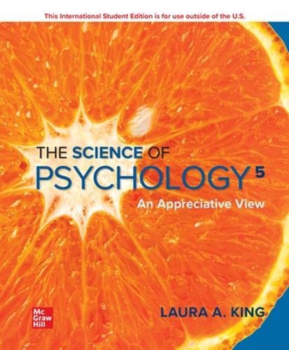 Imagen de archivo de ISE the Science of Psychology: an Appreciative View a la venta por TextbookRush