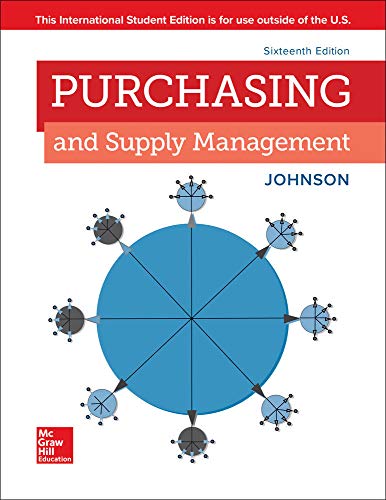 Imagen de archivo de Purchasing and Supply Management a la venta por ThriftBooks-Dallas