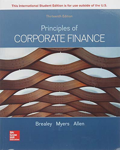 9781260565553: ISE Principles of Corporate Finance