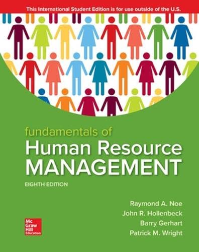9781260565768: ISE Fundamentals of Human Resource Management