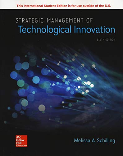 Stock image for ISE Strategic Management of Technological Innovation for sale by Seattle Goodwill