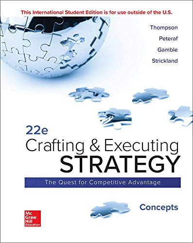 Beispielbild fr Crafting and Executing Strategy: Concepts zum Verkauf von GF Books, Inc.