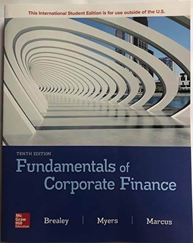 Imagen de archivo de ISE Fundamentals of Corporate Finance a la venta por Better World Books Ltd