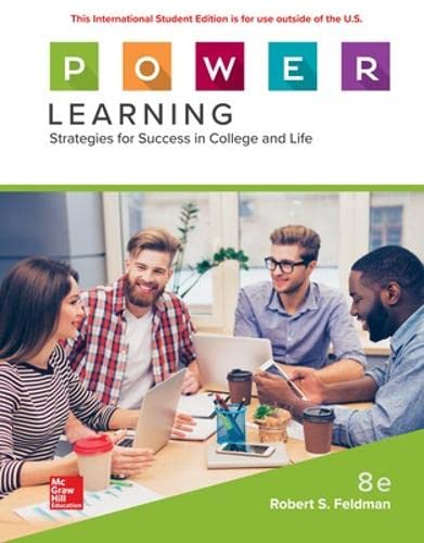 Stock image for ISE P.O.W.E.R. Learning: Strategies for Success in College and Life for sale by Books Puddle