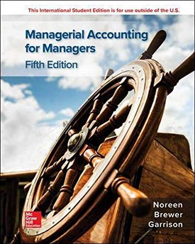 Stock image for Managerial Accounting for Managers for sale by BWshops