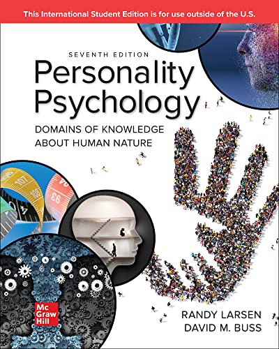 Stock image for ISE Personality Psychology: Domains of Knowledge About Human Nature (ISE HED B&B PSYCHOLOGY) for sale by GF Books, Inc.
