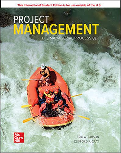 9781260570434: ISE Project Management: The Managerial Process (ISE HED IRWIN OPERATIONS/DEC SCIENCES)