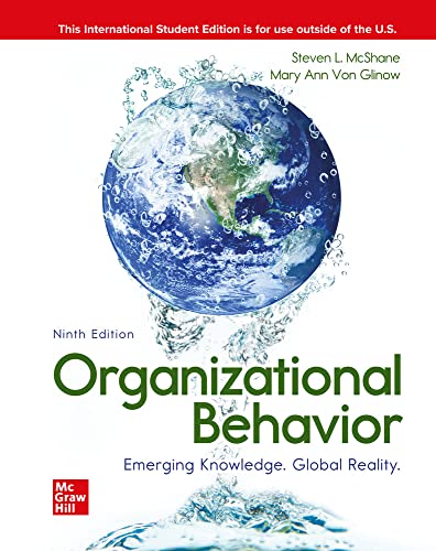 9781260570656: ISE Organizational Behavior (ISE HED IRWIN MANAGEMENT)