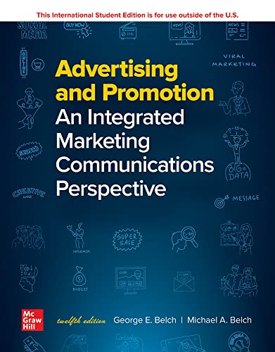 9781260570991: ISE Advertising and Promotion: An Integrated Marketing Communications Perspective (SIN COLECCION)