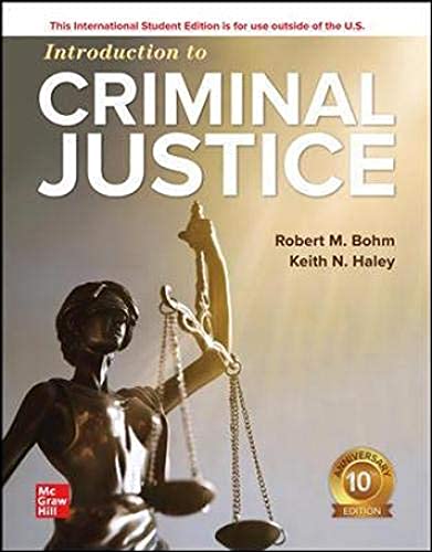 Stock image for ISE Introduction to Criminal Justice for sale by Revaluation Books