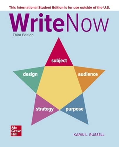 Stock image for Write Now, Third Edition (3rd Edition) Karin L. Russell (International Edition) for sale by GF Books, Inc.