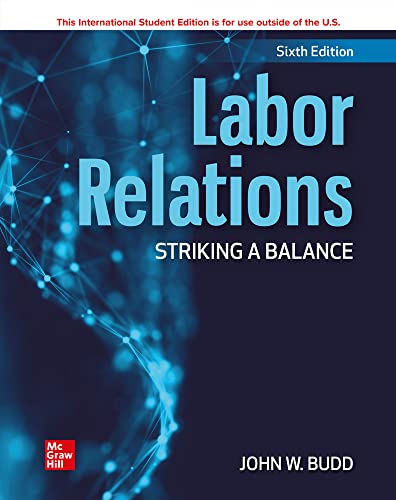 Stock image for ISE Labor Relations: Striking a Balance for sale by ThriftBooks-Atlanta