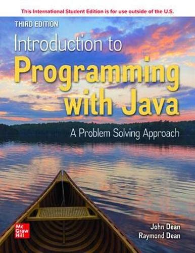 Stock image for ISE Introduction to Programming with Java: A Problem Solving Approach for sale by PBShop.store UK