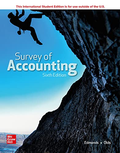 Stock image for Survey of Accounting for sale by ThriftBooks-Dallas