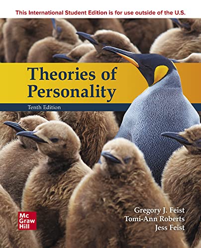 Imagen de archivo de Theories Of Personality a la venta por GF Books, Inc.