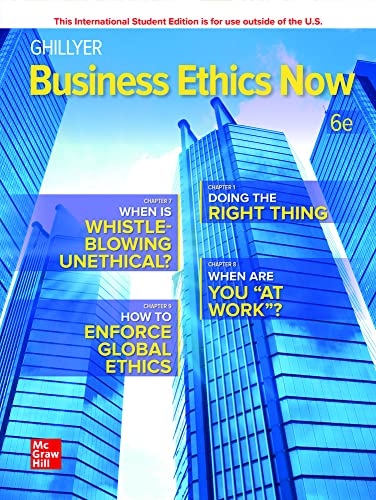 Imagen de archivo de Business Ethics Now a la venta por GoldenWavesOfBooks