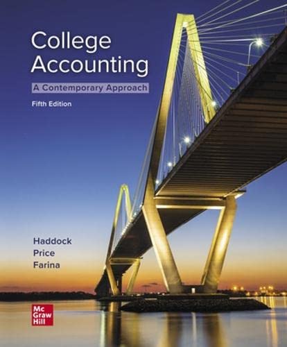 Stock image for College Accounting (A Contemporary Approach) for sale by ThriftBooks-Atlanta
