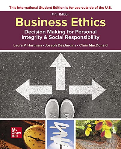 Stock image for Business Ethics: Decision Making for Personal Integrity & Social Responsibility for sale by GF Books, Inc.
