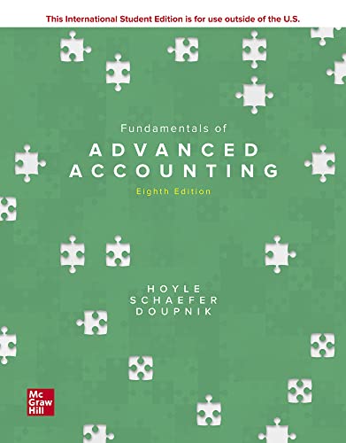 Stock image for Fundamentals of Advanced Accounting for sale by Campbell Bookstore