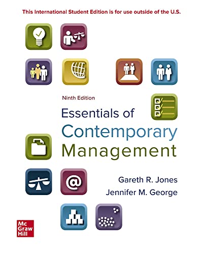 Stock image for ISE Essentials of Contemporary Management (ISE HED IRWIN MANAGEMENT) for sale by Big River Books