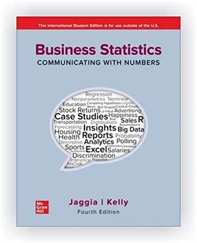 Stock image for ISE Business Statistics: Communicating with Numbers (ISE HED IRWIN STATISTICS) for sale by Revaluation Books