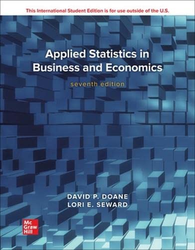 Stock image for ISE Applied Statistics in Business and Economics for sale by Book Deals